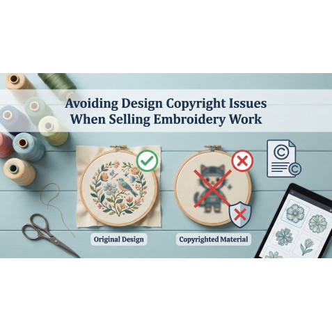Avoiding Design Copyright Issues When Selling Embroidery Work