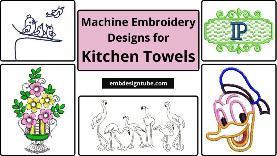 Best Machine Embroidery Designs for Kitchen Towels
