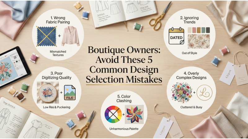 Boutique Owners: Avoid These 5 Common Design Selection Mistakes