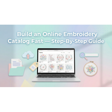 How to Build an Online Catalog of Embroidery Designs Fast Step-By-Step Guide