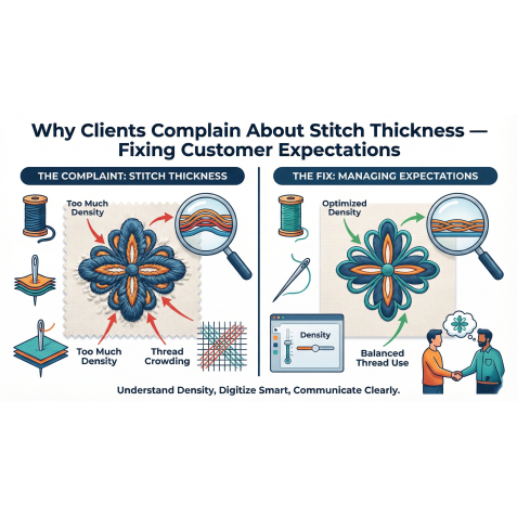 Why Clients Complain About Stitch Thickness — Fixing Customer Expectations