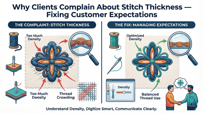 Why Clients Complain About Stitch Thickness — Fixing Customer Expectations