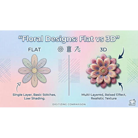 Floral Designs: Why Some Look Flat & Others Look 3D