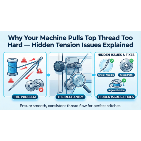Why Your Machine Pulls Top Thread Too Hard — Hidden Tension Issues Explained