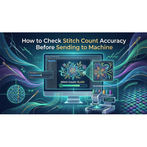 How to Check Stitch Count Accuracy Before Sending to Machine