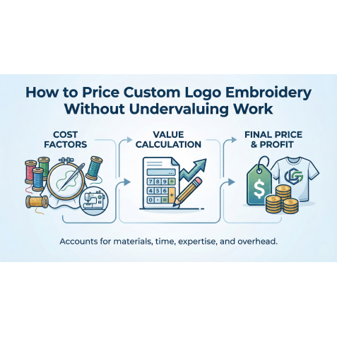 How to Price Custom Logo Embroidery Without Undervaluing Work
