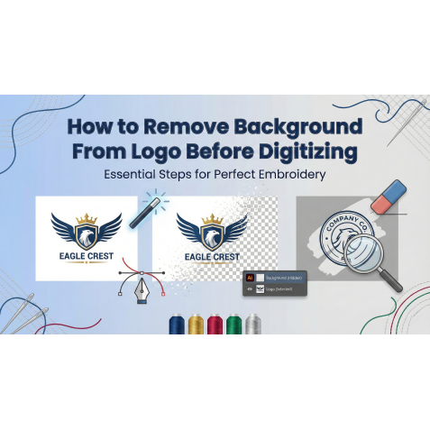 How to Remove Background From Logo Before Digitizing