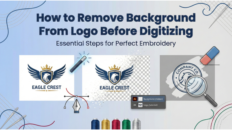 How to Remove Background From Logo Before Digitizing
