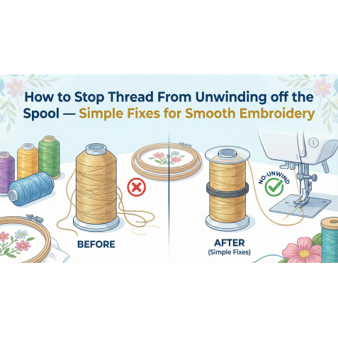 How to Stop Thread From Unwinding off the Spool — Simple Fixes for Smooth Embroidery