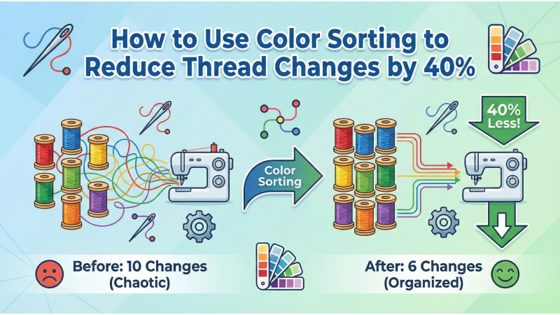 How to Use Color Sorting to Reduce Thread Changes by 40%