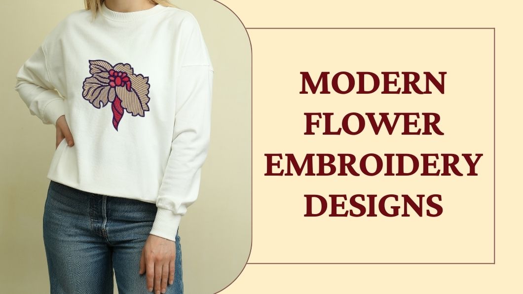 Modern Flower Embroidery Designs