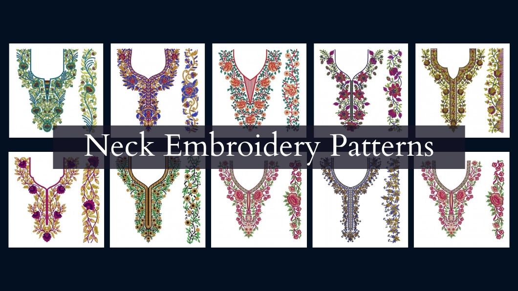 Neck Embroidery Patterns