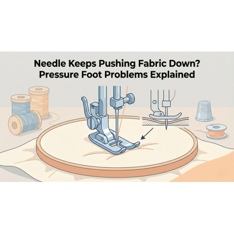 Needle Keeps Pushing Fabric Down? Pressure Foot Problems Explained