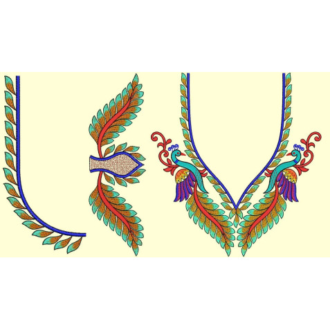 Best Peacock Embroidery Blouse Designs