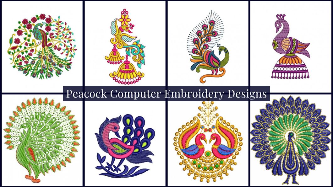 Peacock Computer Embroidery Designs