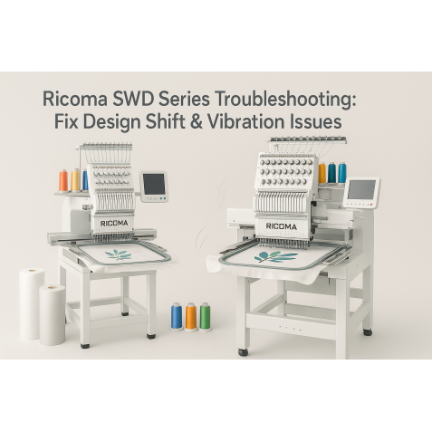 Ricoma SWD Series Troubleshooting: Fix Design Registration Shift & Vibration Issues