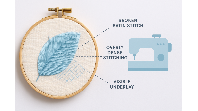Satin Stitches Breaking? How to Fix Density, Pull, and Underlay Problems