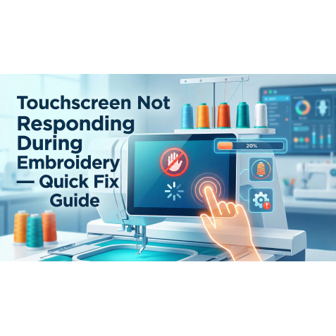 Touchscreen Not Responding During Embroidery — Quick Fix Guide