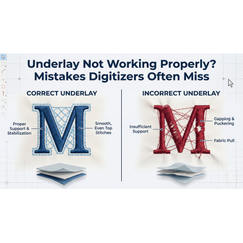 Underlay Not Working Properly? Mistakes Digitizers Often Miss