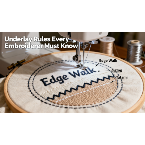 Underlay Rules Every Embroiderer Must Know to Fix Design Quality