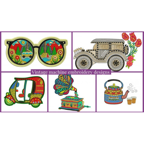 Vintage Machine Embroidery Designs