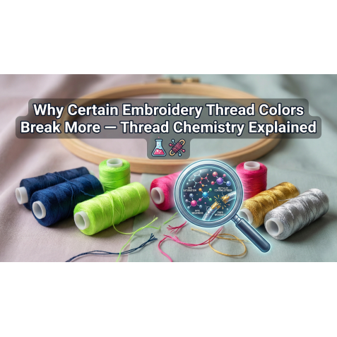Why Certain Embroidery Thread Colors Break More — Thread Chemistry Explained