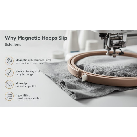 Why Magnetic Hoops Slip: Solutions for Thick & Heavy Fabrics