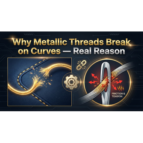 Why Metallic Threads Break on Curves — Real Reason