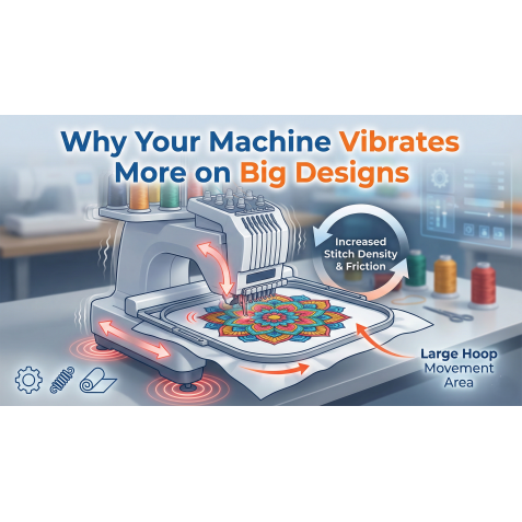 Why Your Machine Vibrates More on Big Designs