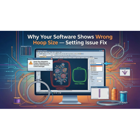 Why Your Software Shows Wrong Hoop Size — Setting Issue Fix