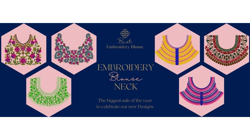 Best Embroidery Blouse Neck Designs