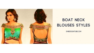 Boat Neck Blouse Designs To Try in 2022 | WeddingWire