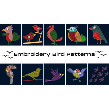 Embroidery Bird Patterns