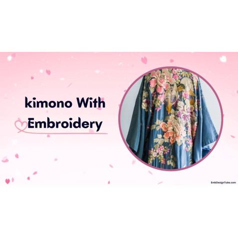 kimono With Embroidery