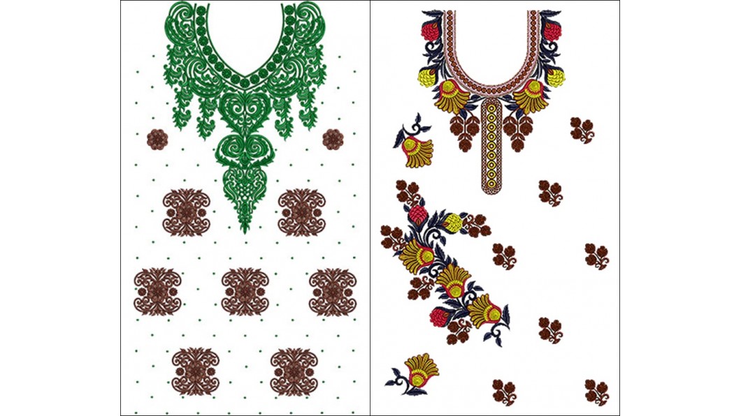 Punjabi Suit Embroidery Designs