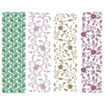 50 All Over Embroidery Designs | June 2021 Bulk Download