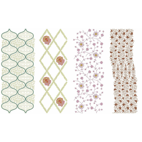 50 All Over Embroidery Designs | June 2021 Bulk Download