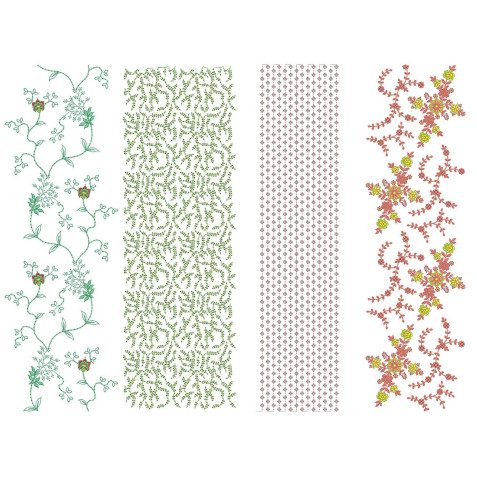 50 All Over Embroidery Designs | June 2021 Bulk Download