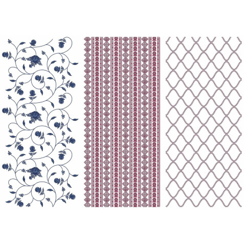 50 All Over Embroidery Designs | June 2021 Bulk Download