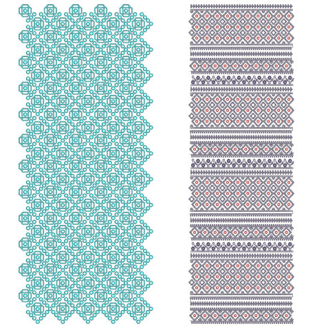 50 All Over Embroidery Designs | June 2021 Bulk Download