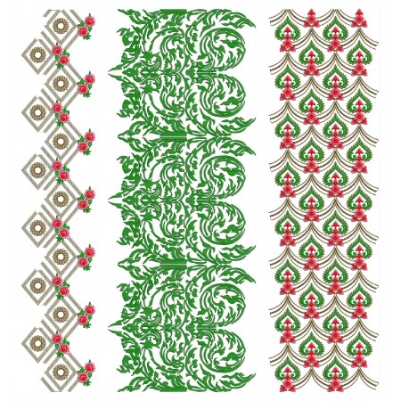 50 All Over Embroidery Designs | November 2020 Bulk Download