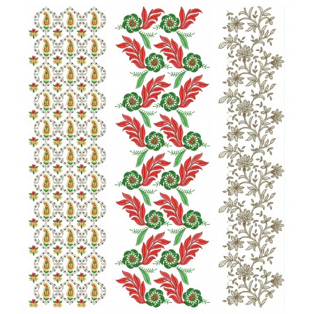 50 All Over Embroidery Designs | November 2020 Bulk Download