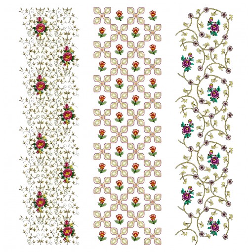 Pack Of 15 Allover Embroidery Designs Pack Of 15 Allover Embroidery Designs