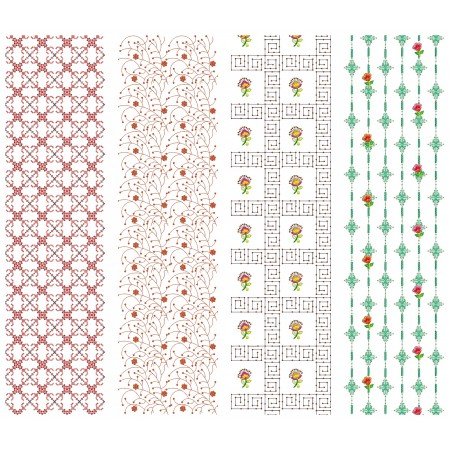 10 All Over Embroidery Designs | August 2021 Bulk Download Vol-2