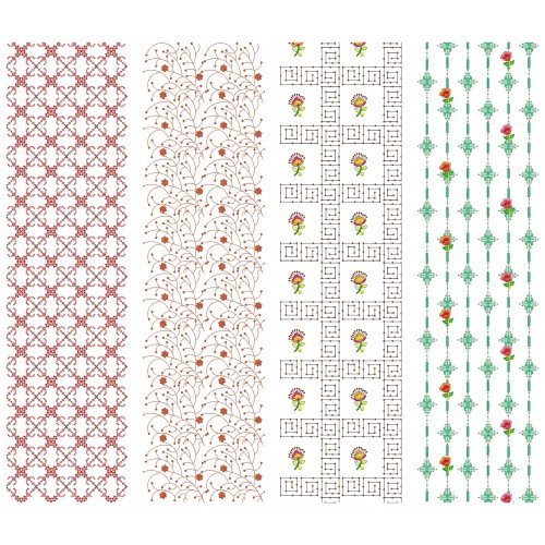 10 All Over Embroidery Designs | August 2021 Bulk Download Vol-2