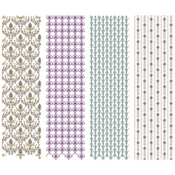 10 All Over Embroidery Designs | August 2021 Bulk Download Vol-1