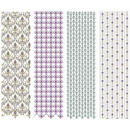 10 All Over Embroidery Designs | August 2021 Bulk Download Vol-1