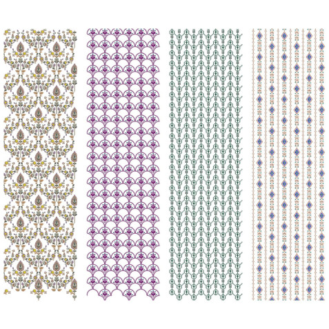 10 All Over Embroidery Designs | August 2021 Bulk Download Vol-1