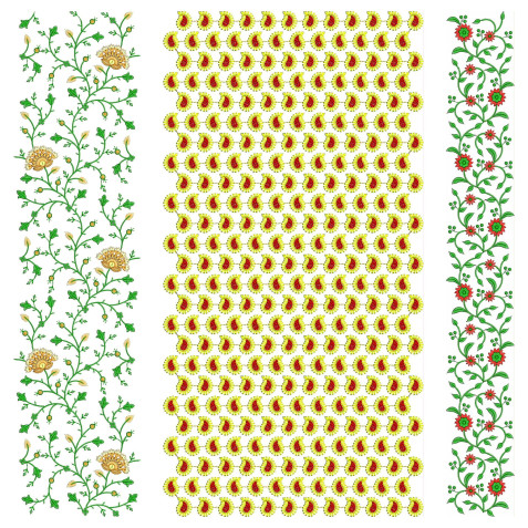 50 All Over Embroidery Designs | November 2020 Bulk Download