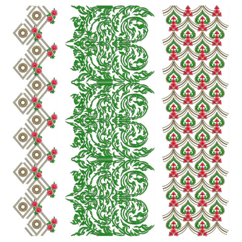 50 All Over Embroidery Designs | November 2020 Bulk Download